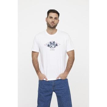 T-shirt Lee Cooper T-shirt ALOUSKI Blanc