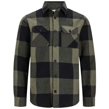 Chemise Jack &amp; Jones 12248409 DARREN-DUSTY OLIVE