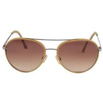 Lunettes de soleil Tod's Lunettes d'aviateur marron