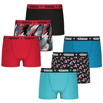 Boxers Athena Lot de 6 boxers garçon Ecopack Trio Pop