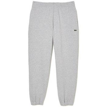 Pantalon Lacoste PANTALON DE SURVÊTEMENT HOMME EN MOLLETON GRATTÉ GRI