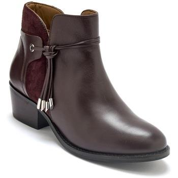 Bottines Pediconfort Boots cuir lisse et cuir velours