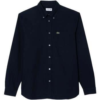 Chemise Lacoste Regular Fit Oxford Shirt Navy Blue