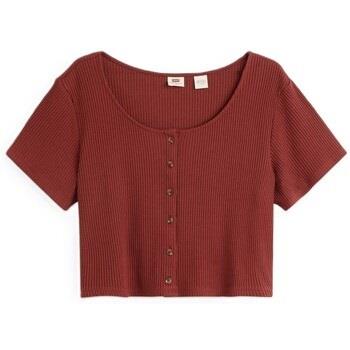 T-shirt Levis - T-shirt manches courtes - bordeaux