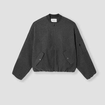 Blouson Promod Bomber oversize feutrine