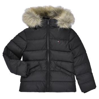 Doudounes enfants Tommy Hilfiger ESSENTIAL DOWN FUR HOOD JACKET