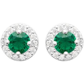 Boucles oreilles Brillaxis Boucles d'oreilles OZ vert