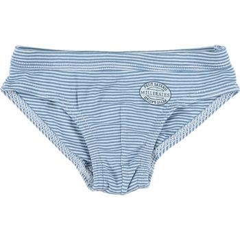 Boxers Petit Bateau Slip bleu, blanc