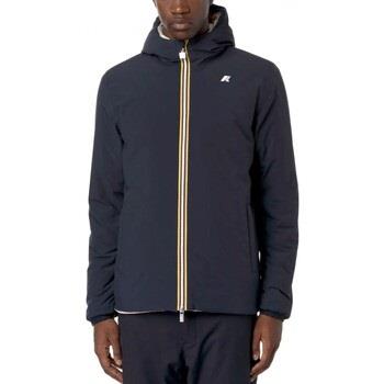 Blouson K-Way Veste Jack St Warm Rversible Bleu Beige