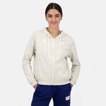 Sweat-shirt Le Coq Sportif Sweat zippé à capuche Femme