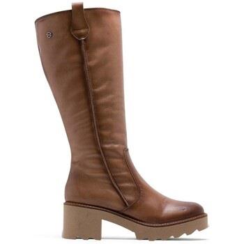 Bottes Porronet BOTAS DE PIEL CON CREMALLERA TAUPE MAYRA 4674