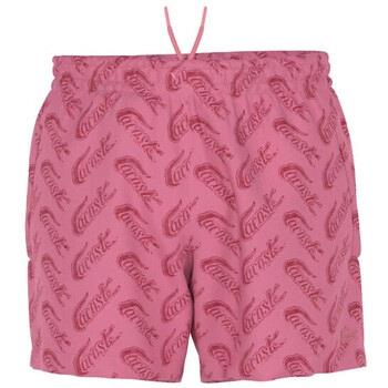 Maillots de bain Lacoste SHORT DE BAIN HOMME AVEC IMPRIMÉ CROCODILES R...