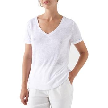 T-shirt Salsa Tee Shirt EN LIN White