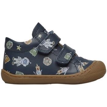 Boots enfant Naturino Chaussures premiers pas en cuir imprimé astronau...