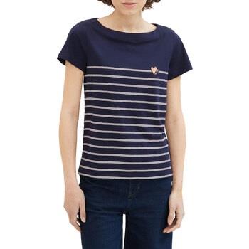 T-shirt Tom Tailor Tee-shirt manches courtes Captain Blue