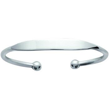 Bracelets Brillaxis Bracelet jonc esclave argent