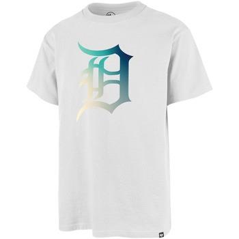 T-shirt '47 Brand 47 TEE MLB DETROIT TIGERS ECHO WHITE WASH