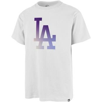 T-shirt '47 Brand 47 TEE MLB LOS ANGELES DODGERS ECHO WHITE WASH