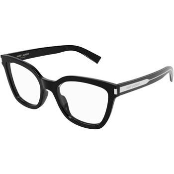 Lunettes de soleil Saint Laurent SL 748 Cadres Optiques, Noir/Transpar...