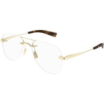 Lunettes de soleil Saint Laurent SL 745 Cadres Optiques, Or/Transparen...