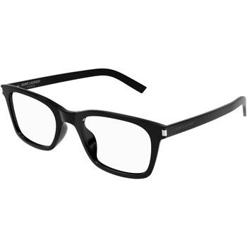 Lunettes de soleil Saint Laurent SL 718 SLIM Cadres Optiques, Noir/Tra...