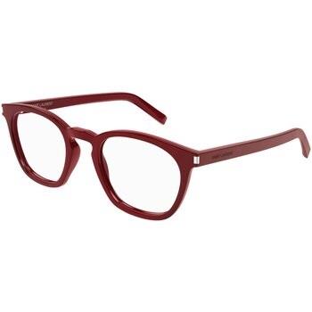 Lunettes de soleil Saint Laurent SL 28 OPT Cadres Optiques, Rouge/Tran...