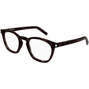 Lunettes de soleil Saint Laurent SL 28 OPT Cadres Optiques, Havana/Tra...