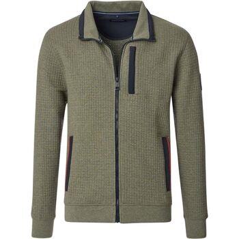 Sweat-shirt Casa Moda Cardigan Zippé Vert