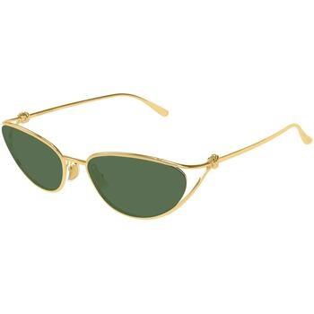 Lunettes de soleil Bottega Veneta BV1330S Lunettes de soleil, Or/Vert,...