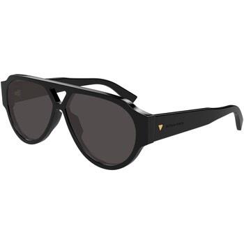 Lunettes de soleil Bottega Veneta BV1318S Lunettes de soleil, Noir/Gri...