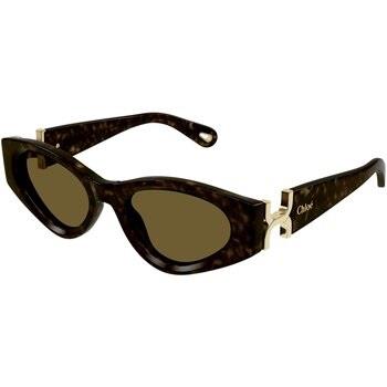 Lunettes de soleil Chloe CH0259S Lunettes de soleil, Havana/Marron, 52...