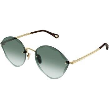 Lunettes de soleil Chloe CH0253S Lunettes de soleil, Or/Vert, 58 mm