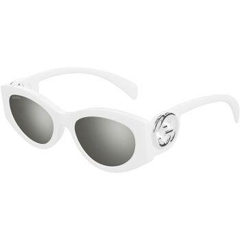 Lunettes de soleil Gucci GG1691S Lunettes de soleil, Blanc/Gris, 54 mm