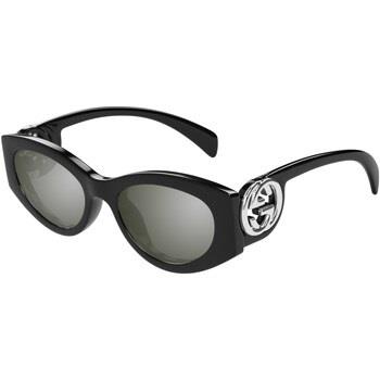 Lunettes de soleil Gucci GG1691S Lunettes de soleil, Noir/Gris, 54 mm