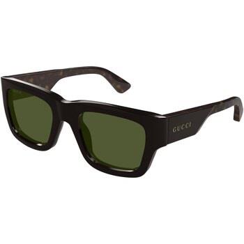 Lunettes de soleil Gucci GG1668S Lunettes de soleil, Maron/Vert, 52 mm