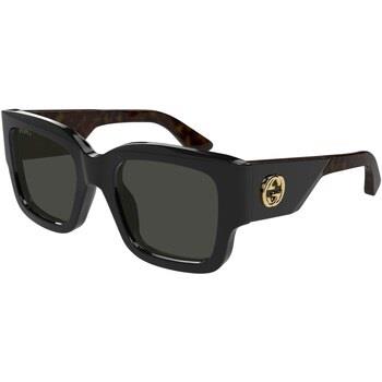 Lunettes de soleil Gucci GG1663S Lunettes de soleil, Noir/Gris, 52 mm