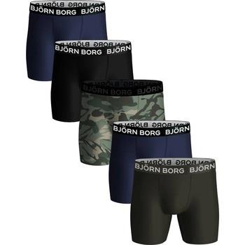 Caleçons Björn Borg Björn Borg Performance Boxer-shorts Lot de 5 Noir ...