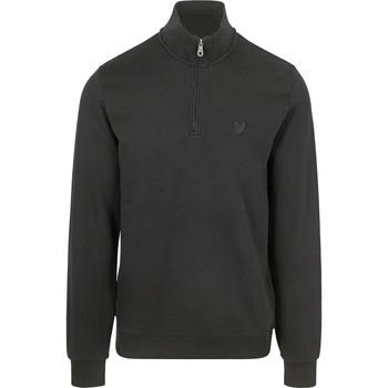 Sweat-shirt Lyle And Scott Lyle Scott Half Zip Pull Tonal Noir