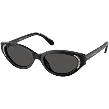 Lunettes de soleil Swarovski SK6030 Lunettes de soleil, Noir/Gris, 52 ...