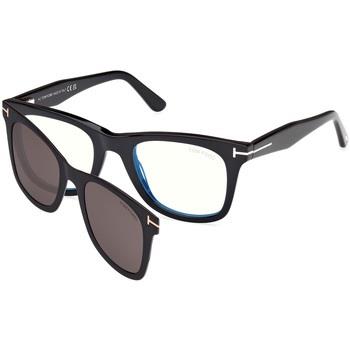 Lunettes de soleil Tom Ford FT5970-B Cadres Optiques, Noir, 50 mm