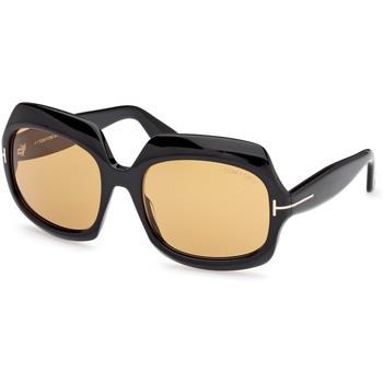 Lunettes de soleil Tom Ford FT1155 REN Lunettes de soleil, Noir/Marron...