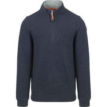 Sweat-shirt New Zealand Auckland NZA Pull Samuel Demi-Zip Marine