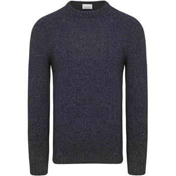 Sweat-shirt Profuomo Pull-over Laine Boiled Marine