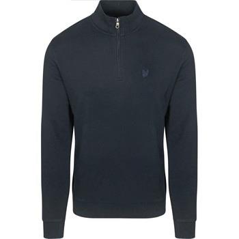 Sweat-shirt Lyle And Scott Lyle Scott Half Zip Pull Tonal Marine