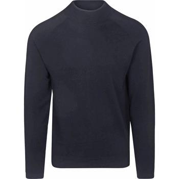 Sweat-shirt Blue Industry Pull Col Roulé Marine