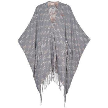 Echarpe Liu Jo Poncho à logo jacquard