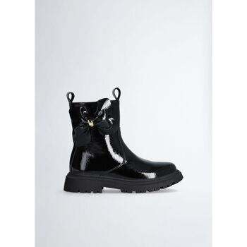 Bottines enfant Liu Jo Bottines noires avec maxi nœud