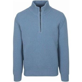 Sweat-shirt BOSS Pull Half Zip Kurano Bleu