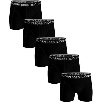 Caleçons Björn Borg Boxers Cotton Stretch 5-Pack Noir