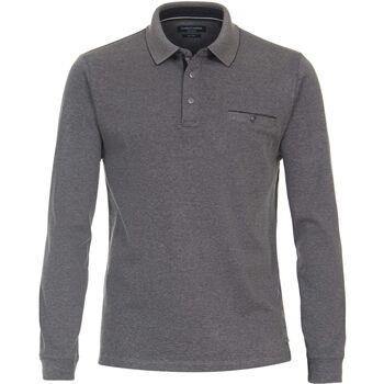 Sweat-shirt Casa Moda Polo Manches Longues Gris